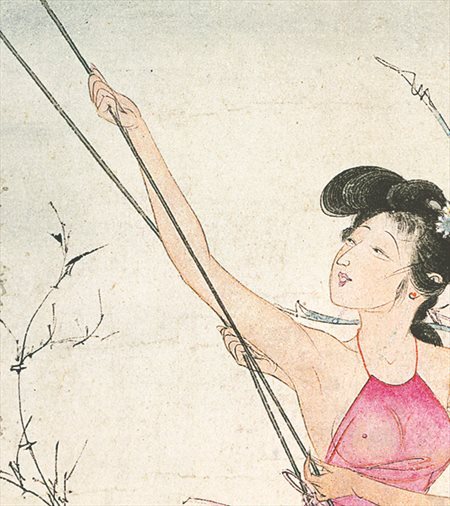 屯昌县-胡也佛的仕女画和最知名的金瓶梅秘戏图